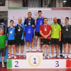 Campionati Italiani di Categoria. Giacomo Moro conquista il bronzo nel doppio maschile 2^