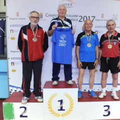 Campionati Italiani Veterani. Anche Ceroni d’argento, ma Danti è d’oro in doppio!