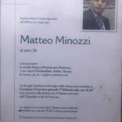 Tennistavolo veneto in lutto. L’ultimo saluto a Matteo Minozzi