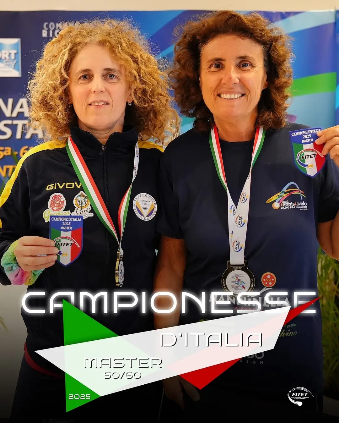 Francesca Avesani campionessa veterani 50/60 femminile doppio