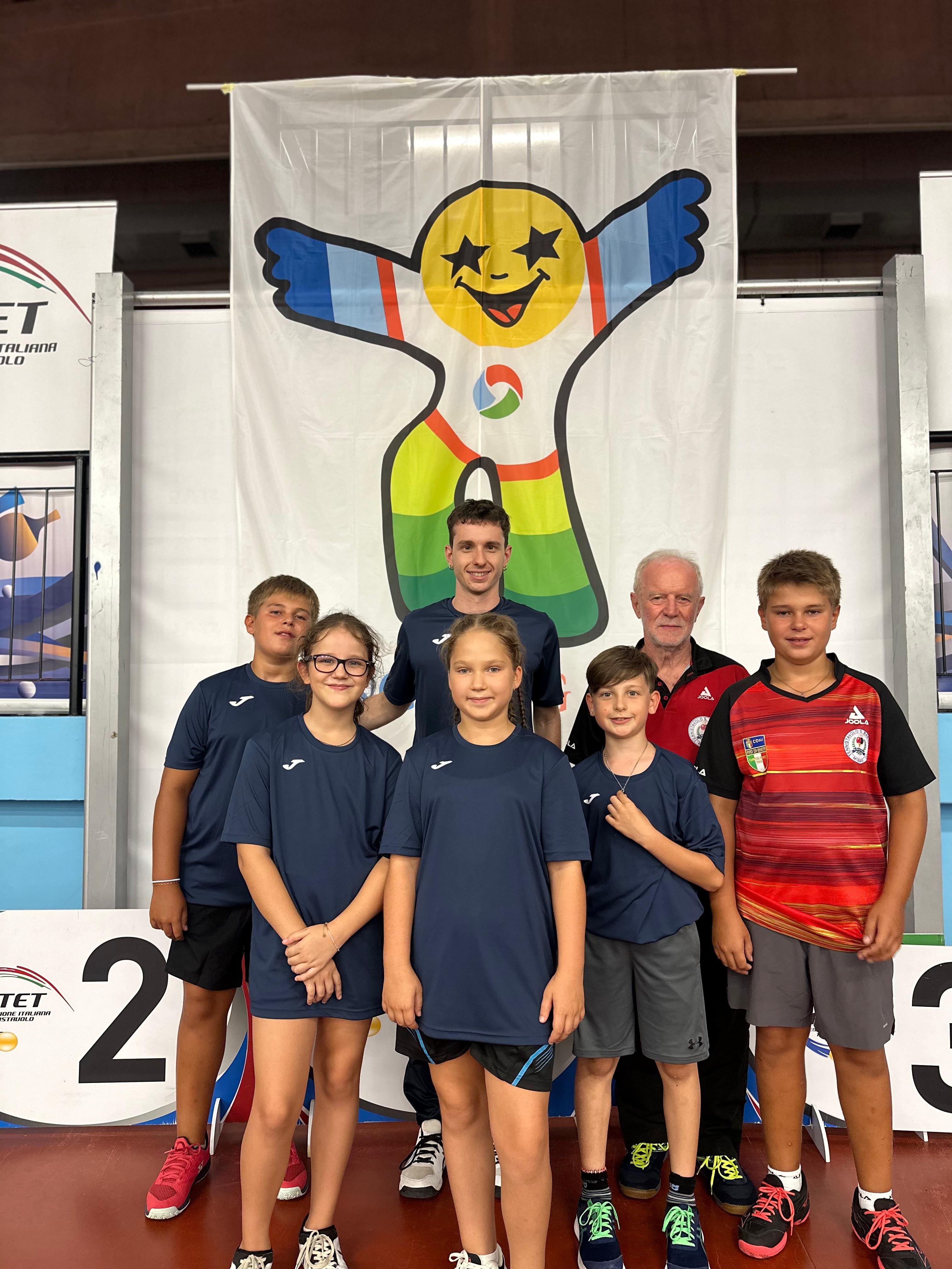 ping pong kids 2025 Terni, rappresentanza veneta
